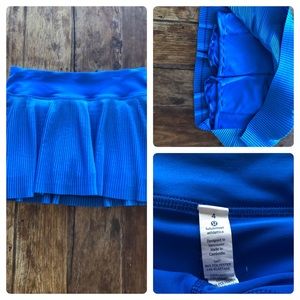 Lulu Lemon Skort in Cobalt Blue